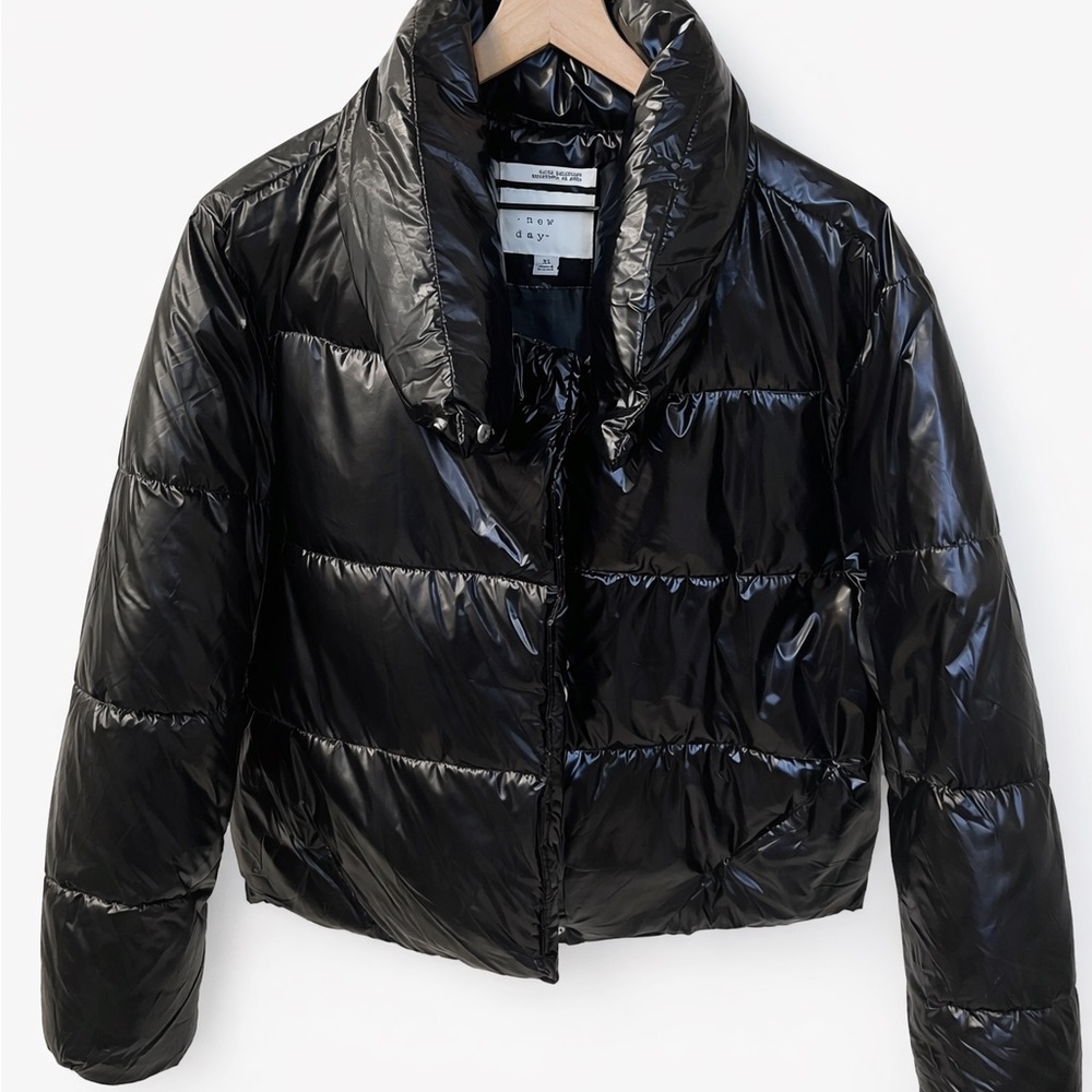 Target A New Day Black Puffer NWOT